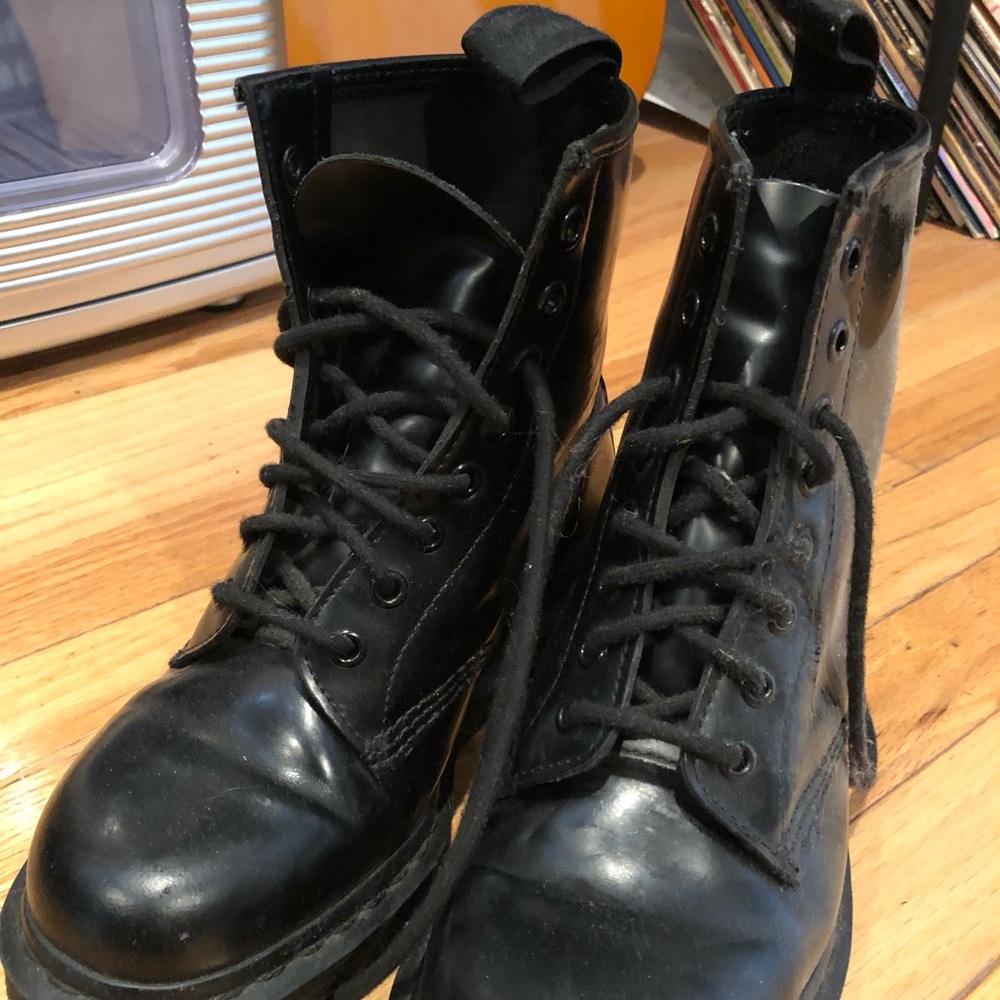 All Black Dr. Martens